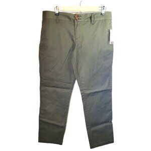 Modern Supply by Sanctuary Boyfriend Chino Pants Olive Green Size 10 NWT